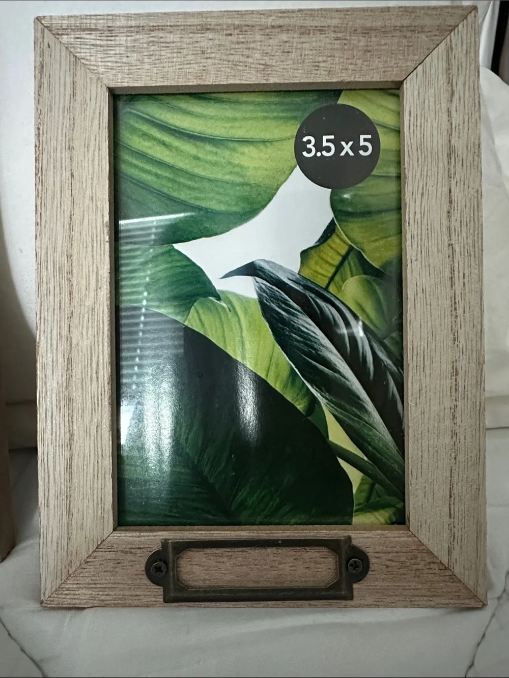Rustic Wood 3.5x5 Photo Frames - Natural Wood Finish (Set of 4)